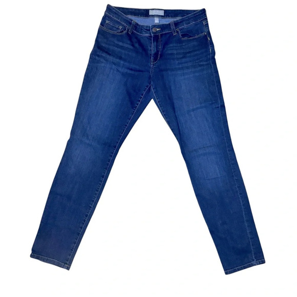 Banana Republic Skinny Fit Dark Wash Jeans Size 8 - Picture 1 of 9